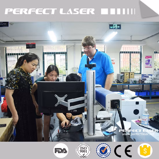 Máquina de marcação a laser CO2 Leadjet 30 W para data de validade do saco plástico de garrafa pet