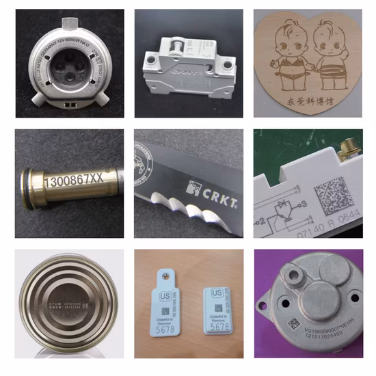 Preço barato de fábrica na China Preço de máquina de marcação a laser de CO2 / UV / fibra para metal, aço, ferro, alumínio, PVC, teclado, gravação de rolamentos